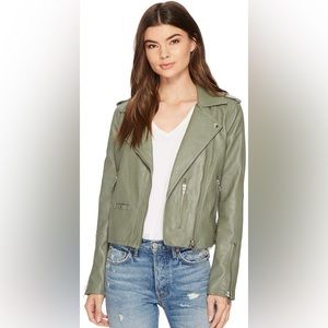 Blank NYC Matcha Green Vegan Leather Jacket